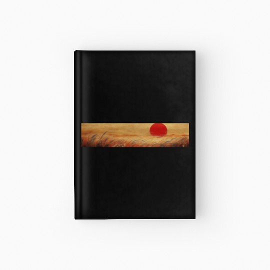 Sunset Serenity: Susuki Fields in Twilight Hardcover Journal