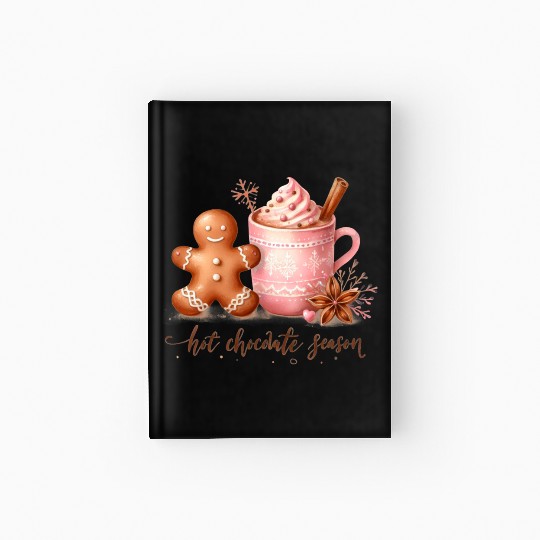 Hot Chocolate Season Hardcover Journal