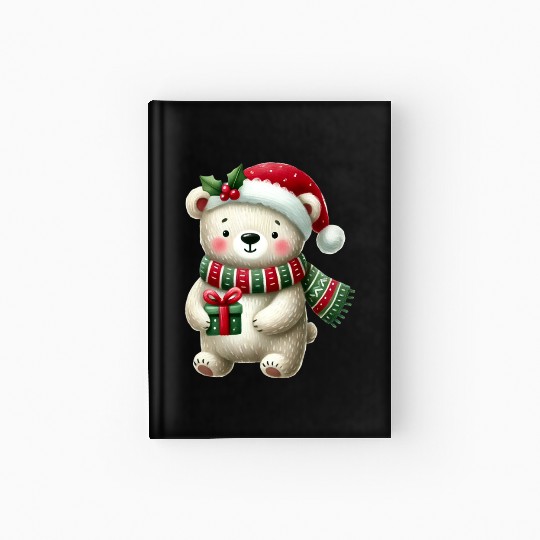 Merry Christmas, Christmas Vintage Hardcover Journal