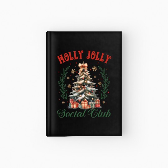 Holly Jolly Nutcracker, Merry Christmas Hardcover Journal