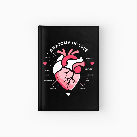 ANATOMY OF LOVE Hardcover Journal