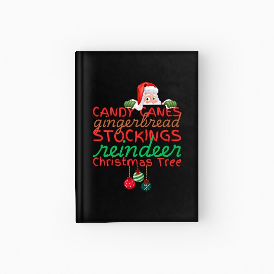 CANDY CANES Hardcover Journal