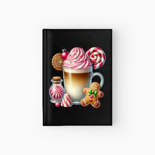 Christmas ice cream, Merry Christmas Hardcover Journal