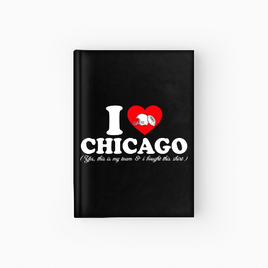 Groovy I Love CHICAGO Hardcover Journal