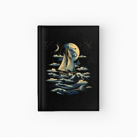 Sailing Graphic Hardcover Journal