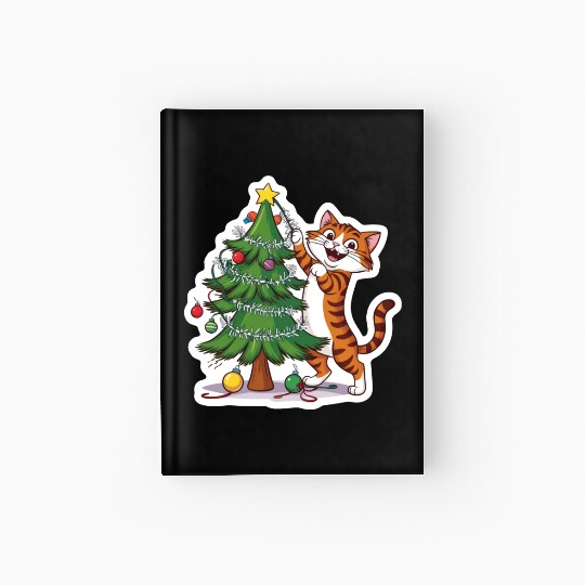 Climbing the Christmas Spirit Hardcover Journal