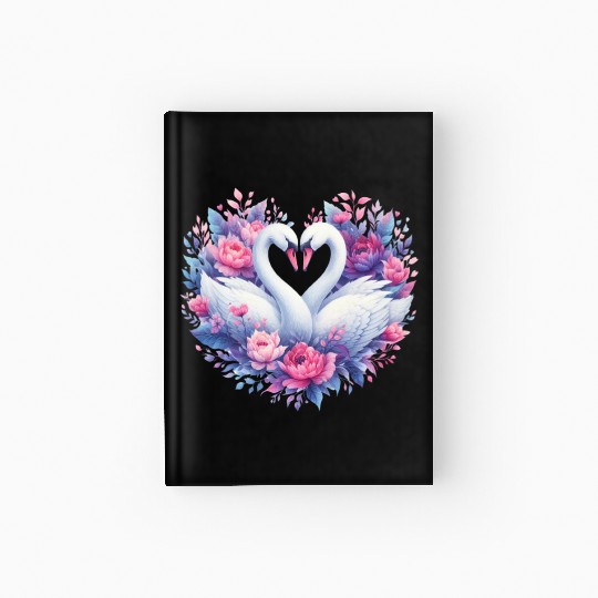 Black Gnomes Valentines Day Hardcover Journal