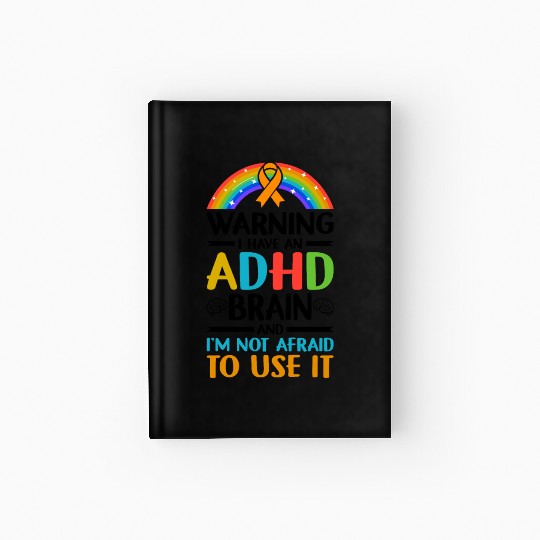 Autism Awareness Neurodivergent ADHD Hardcover Journal