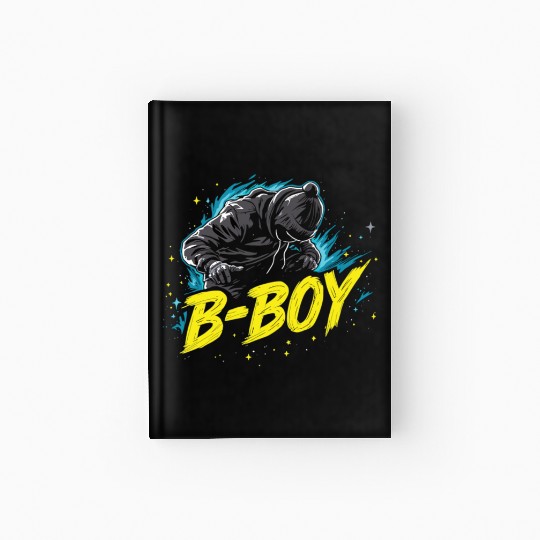 B-Boy Breakdance Breakdancer Urban Hip Hop Hardcover Journal