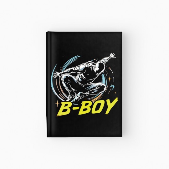B-Boy Breakdance Breakdancer Urban Hip Hop Hardcover Journal