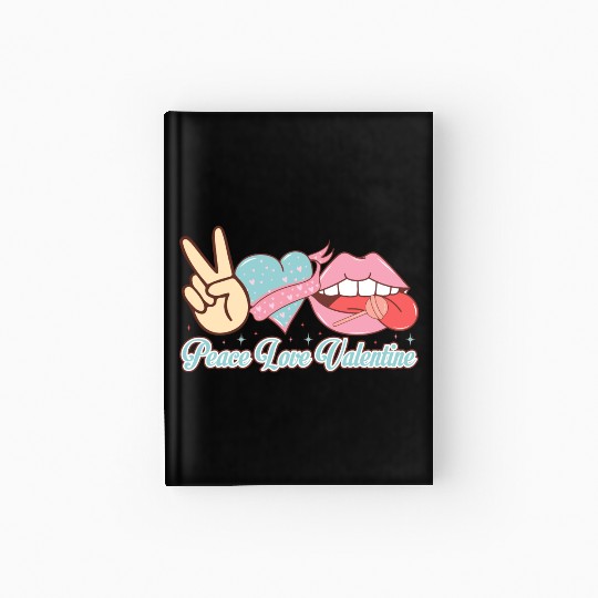Valentines Day, Valentine Retro Hardcover Journal