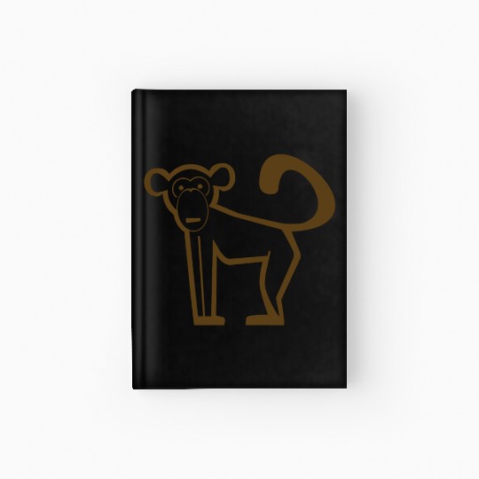 Monkey, Primate, Evolution, Icon, Zoo, Circus Hardcover Journal