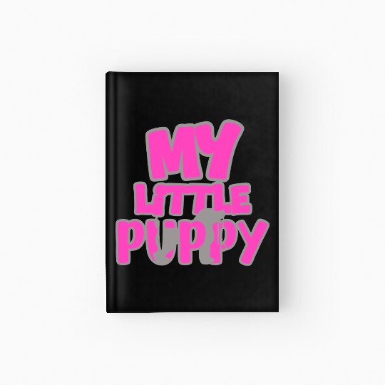 My little Puppy Hardcover Journal