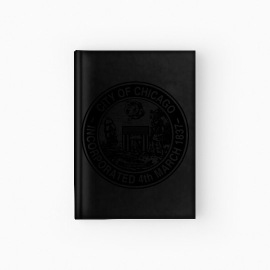 City of Chicago seal Hardcover Journal