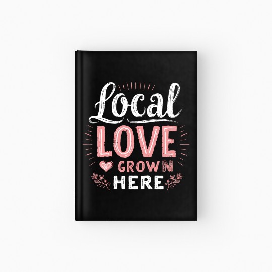 Farmers Market Vendor Fresh Produce and Local Hardcover Journal