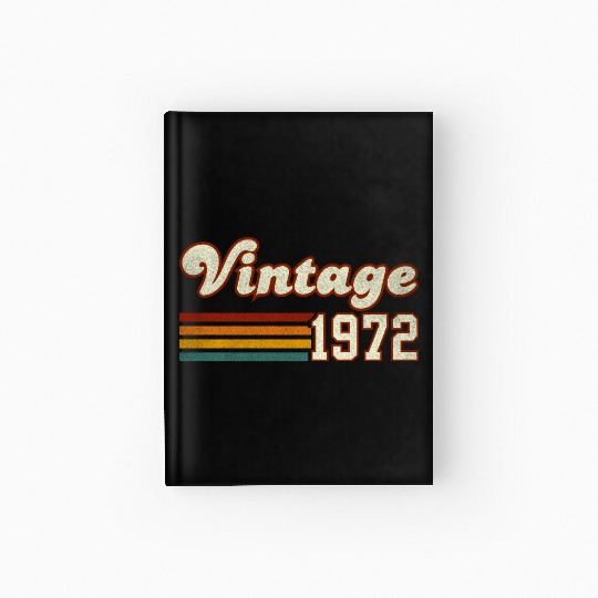 53rd Birthday Gift - Vintage 1972 Hardcover Journal