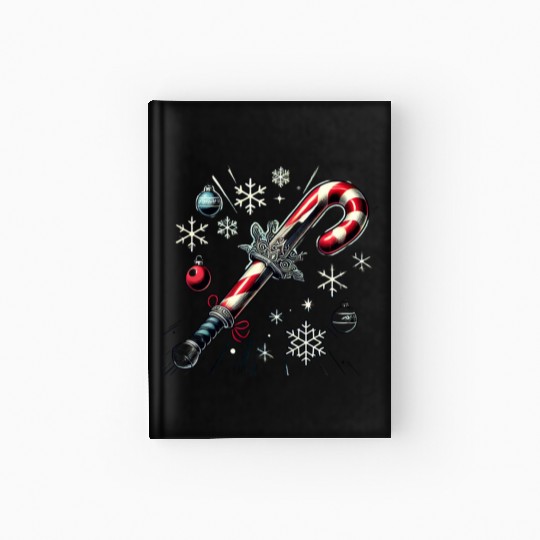 Candy Cane Swordfight: Christmas Battle & Cheer Hardcover Journal