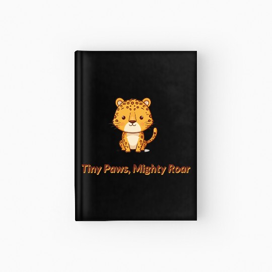 Tiny Paws Mighty Roar Jaguar Hardcover Journal