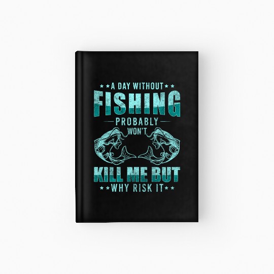 Fishing excursion fishing lure Hardcover Journal