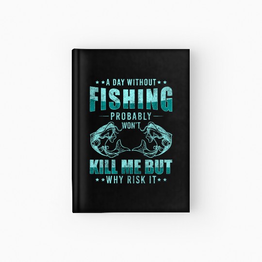 Fishing excursion fishing lure Hardcover Journal