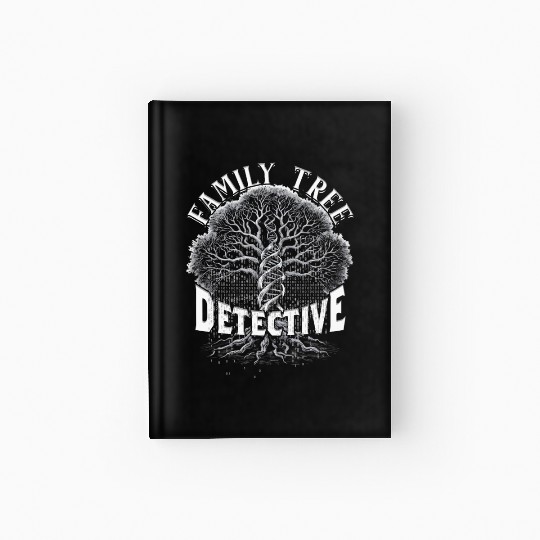 Genealogy Genealogist Family Tree Detective Hardcover Journal
