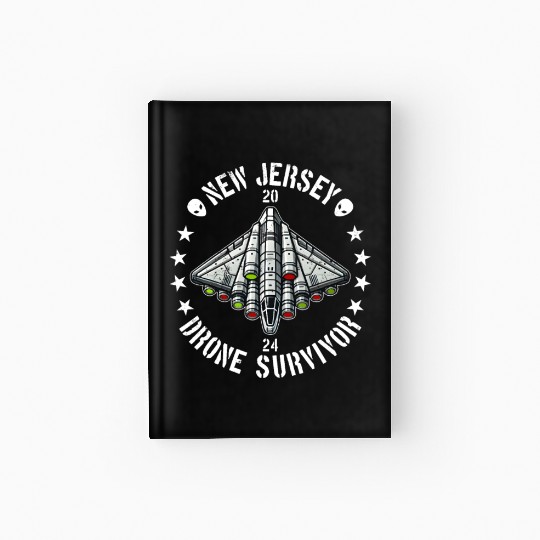 New Jersey Drone Survivor | NJ Drones Aliens UAPs Hardcover Journal