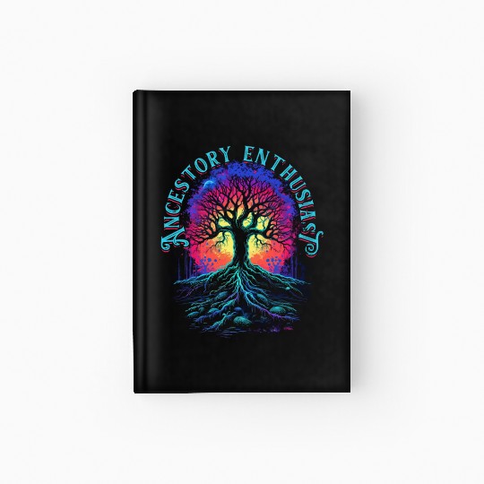 Genealogy Genealogist Ancestory Enthausiast Hardcover Journal