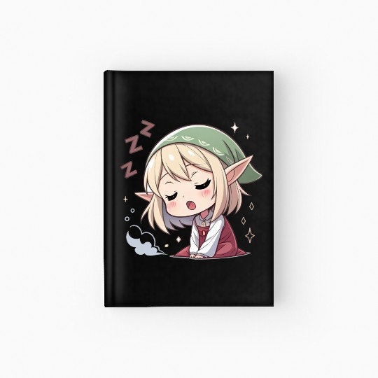 Sleepy Sprite: Cute Elf Napping So Lovingly Hardcover Journal