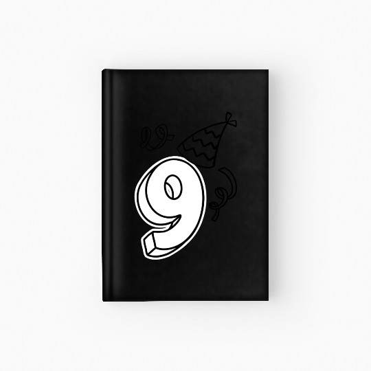Coloring Hardcover Journal: Number 9 – Creative Birthday Keeps