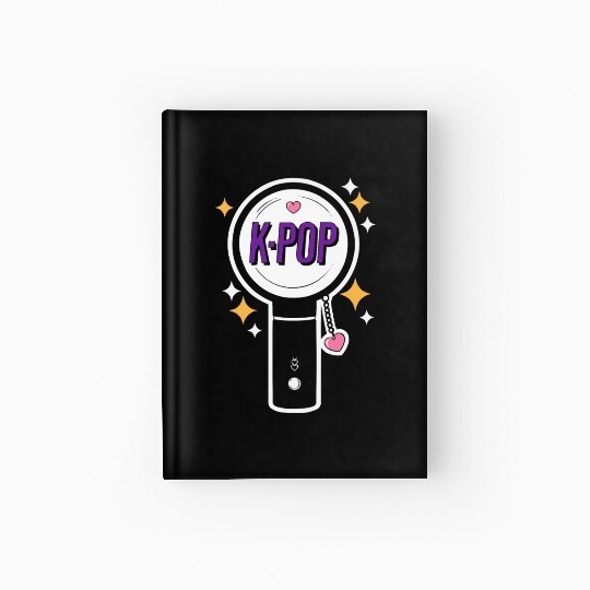 K-Pop Korean Pop Music South Korea Kpop Lightstick Hardcover Journal