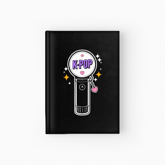 K-Pop Korean Pop Music South Korea Kpop Lightstick Hardcover Journal