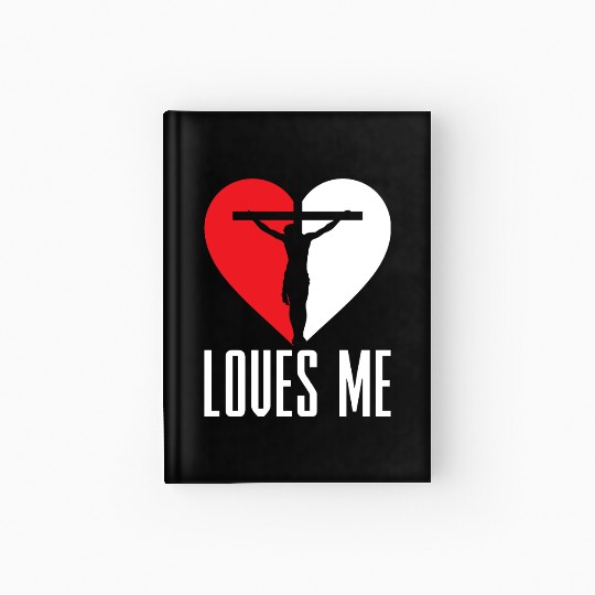 Jesus Loves Me Christian Christmas Hardcover Journal