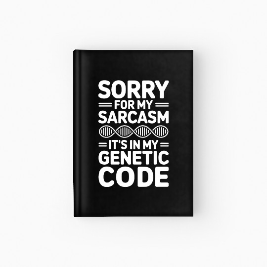 Sarcastic Genealogy DNA Test Genetics Biologist Hardcover Journal