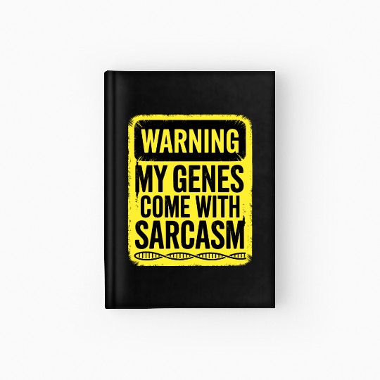 Sarcastic Genealogy DNA Test Genetics Biologist Hardcover Journal