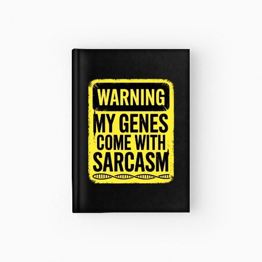 Sarcastic Genealogy DNA Test Genetics Biologist Hardcover Journal