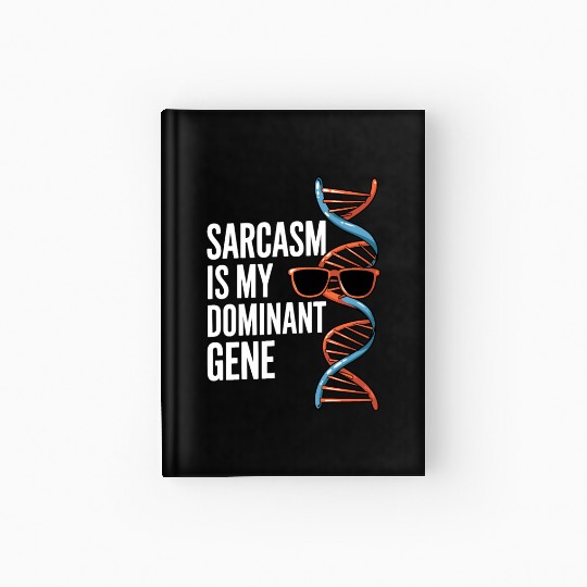 Sarcastic Genealogy DNA Test Genetics Biologist Hardcover Journal