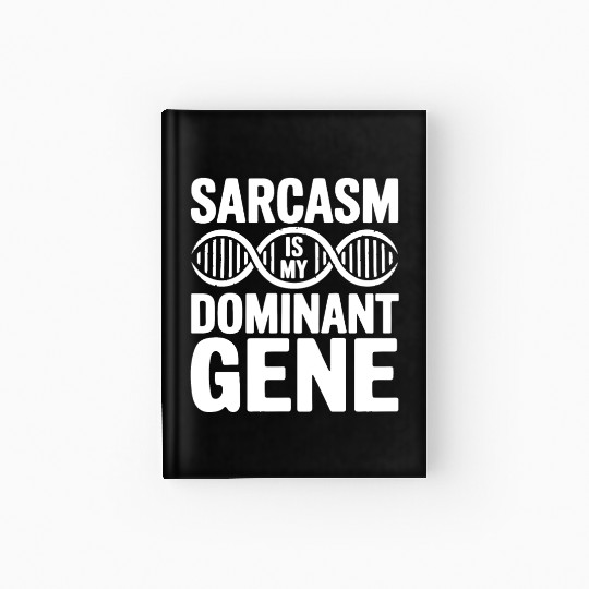 Sarcastic Genealogy DNA Test Genetics Biologist Hardcover Journal