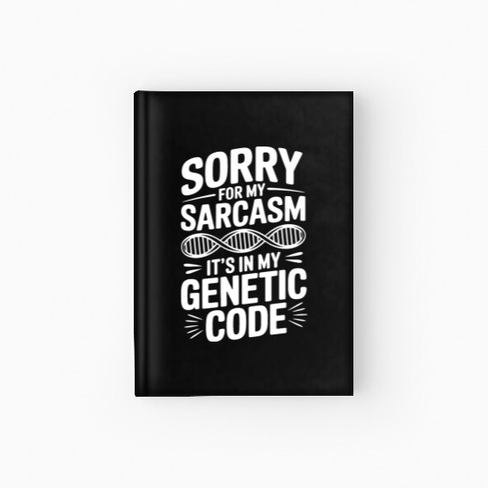 Sarcastic Genealogy DNA Test Genetics Biologist Hardcover Journal