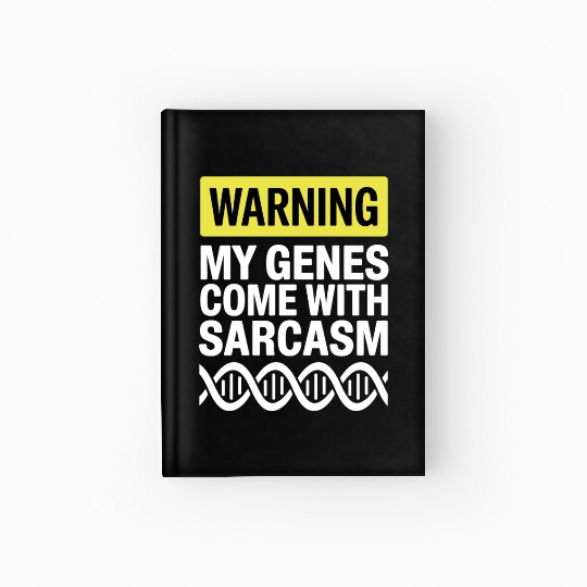 Sarcastic Genealogy DNA Test Genetics Biologist Hardcover Journal