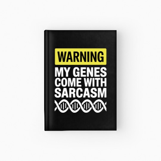 Sarcastic Genealogy DNA Test Genetics Biologist Hardcover Journal