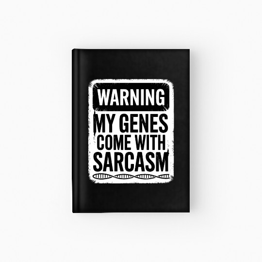 Sarcastic Genealogy DNA Test Genetics Biologist Hardcover Journal