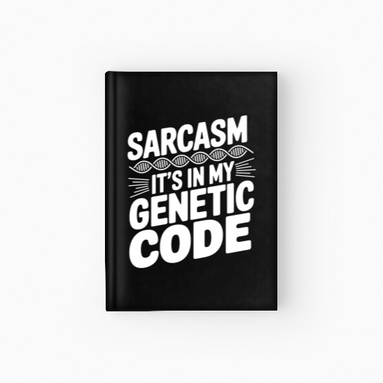 Sarcastic Genealogy DNA Test Genetics Biologist Hardcover Journal