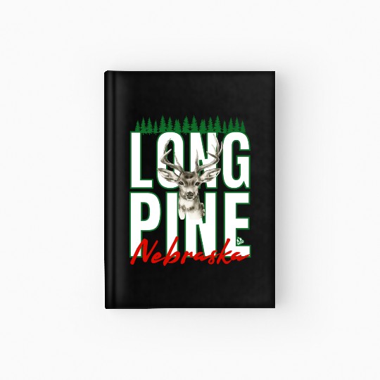 LONG PINE NEBRASKA DEER Family Design Hardcover Journal