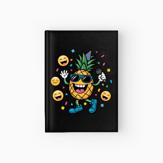 Pineapple Fruit Is Singing Hardcover Journal