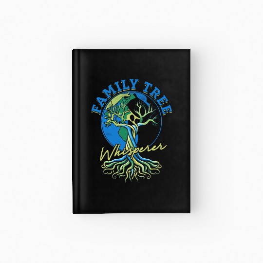 Genealogy Genealogist Family Tree Whisperer Hardcover Journal