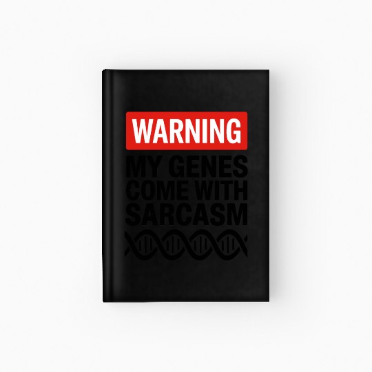 Sarcastic Genealogy DNA Test Genetics Biologist Hardcover Journal