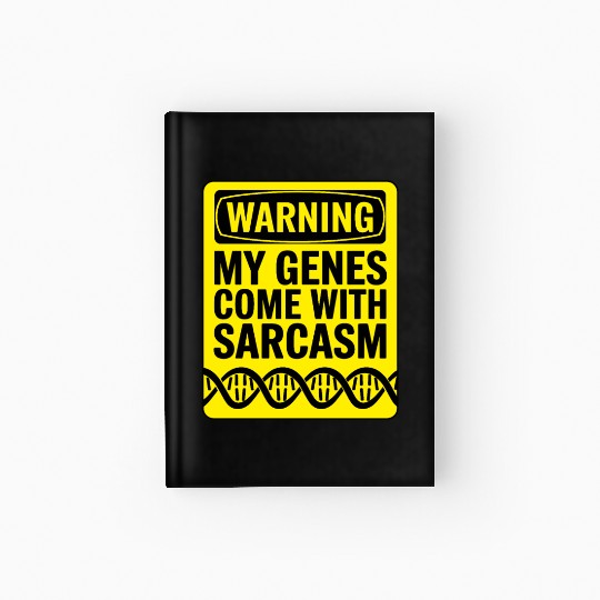 Sarcastic Genealogy DNA Test Genetics Biologist Hardcover Journal