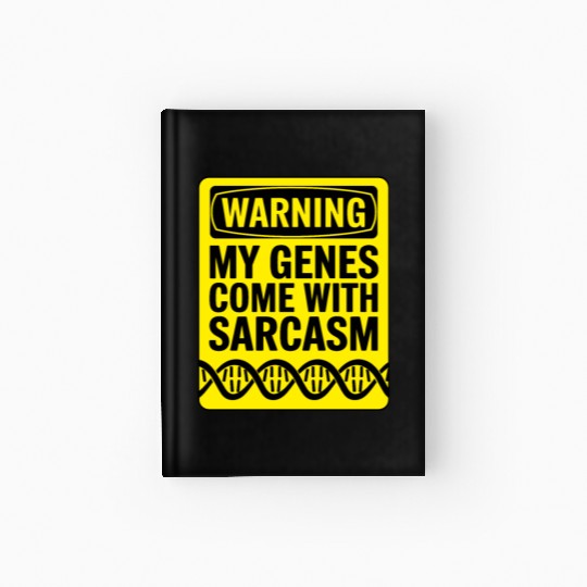 Sarcastic Genealogy DNA Test Genetics Biologist Hardcover Journal