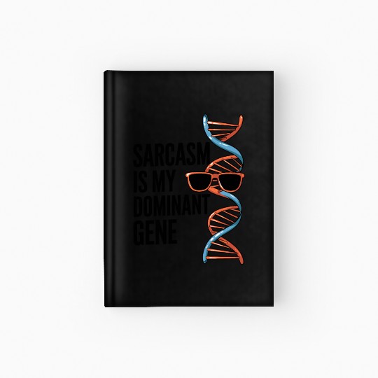 Sarcastic Genealogy DNA Test Genetics Biologist Hardcover Journal