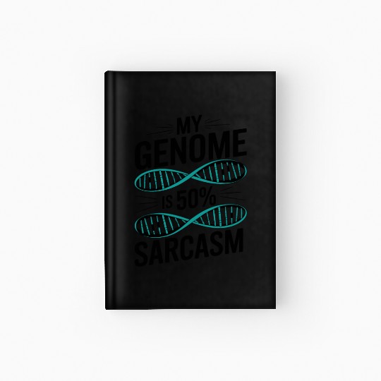 Sarcastic Genealogy DNA Test Genetics Biologist Hardcover Journal